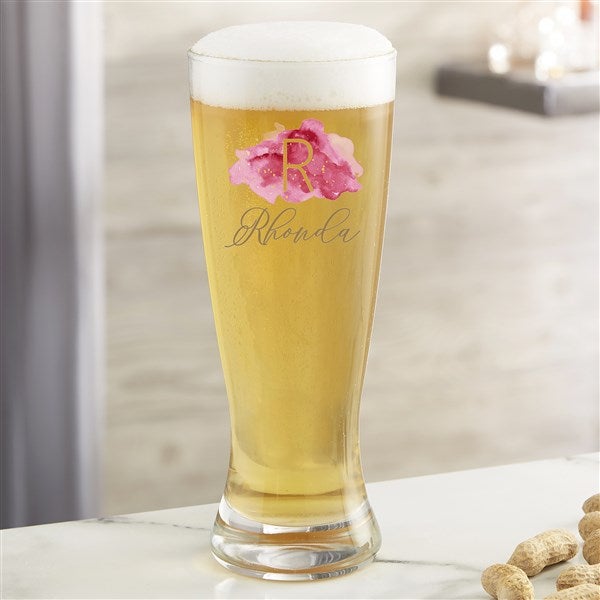 Birthstone Color Printed Beer Glass Collection  - 38840