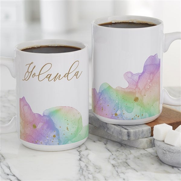 Birthstone Color Personalized Coffee Mug  - 38849