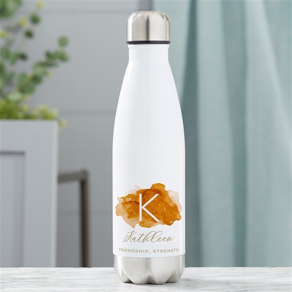 Birthstone Color Personalized Insulated Water Bottle  - 38856