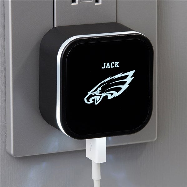 NFL Philadelphia Eagles Personalized LED Triple Port USB  - 38884