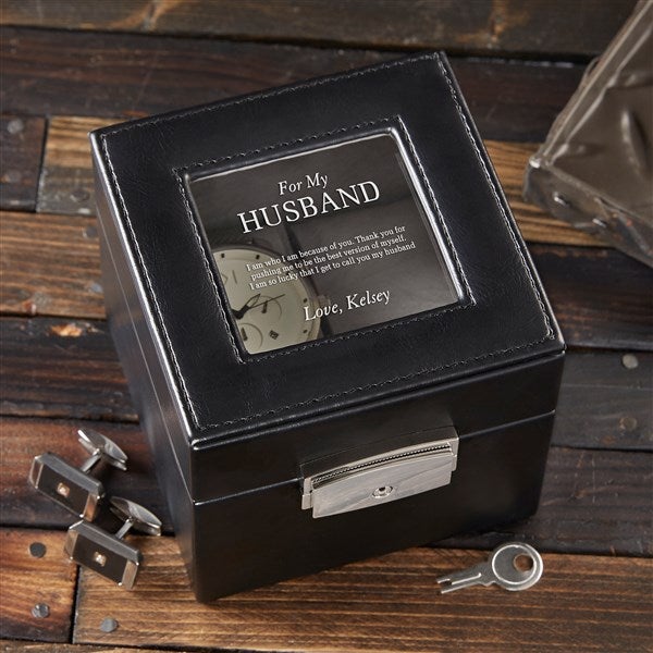 Personalized Leather Watch Box - To My Husband - 38892