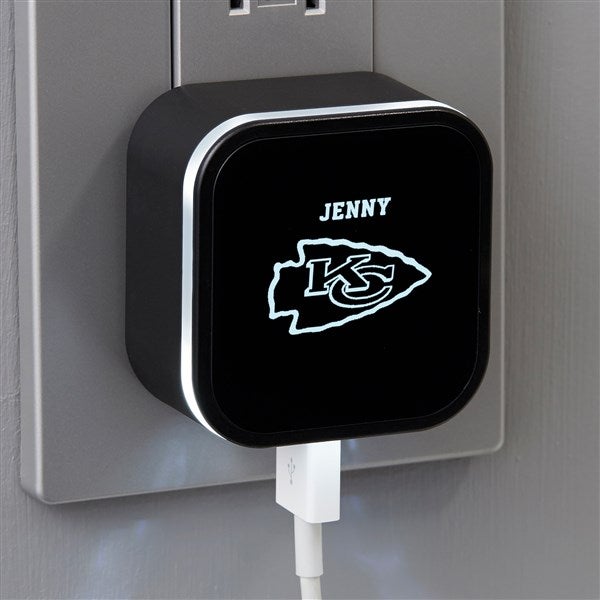 NFL Kansas City Chiefs Personalized LED Triple Port USB  - 38906