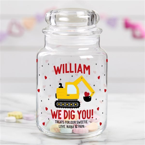 I Dig You Personalized Candy Jar  - 38921