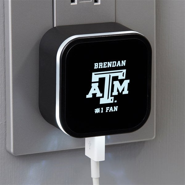 NCAA Texas A&M Aggies Personalized LED Triple Port USB  - 38933