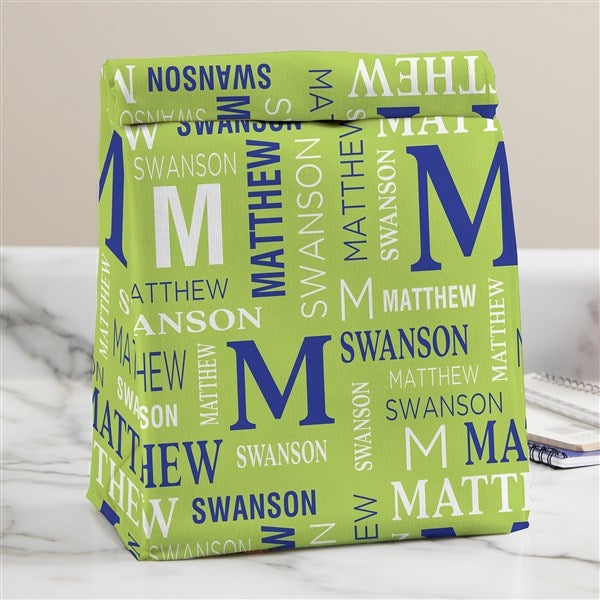 Notable Name Personalized Lunch Bag  - 38955D