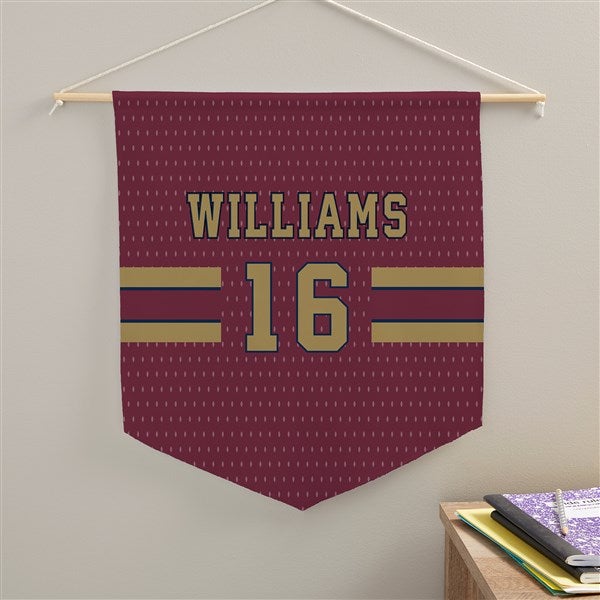 Sports Jersey Personalized Pennant  - 38969D