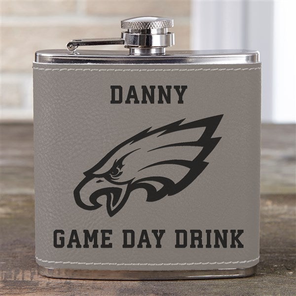 NFL Philadelphia Eagles Leatherette Personalized Flask  - 38984