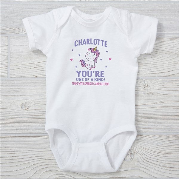 You're One of A Kind Personalized Valentine's Day Baby Clothing  - 38993