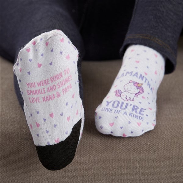 You're One of A Kind Personalized Valentine Toddler Socks  - 39000