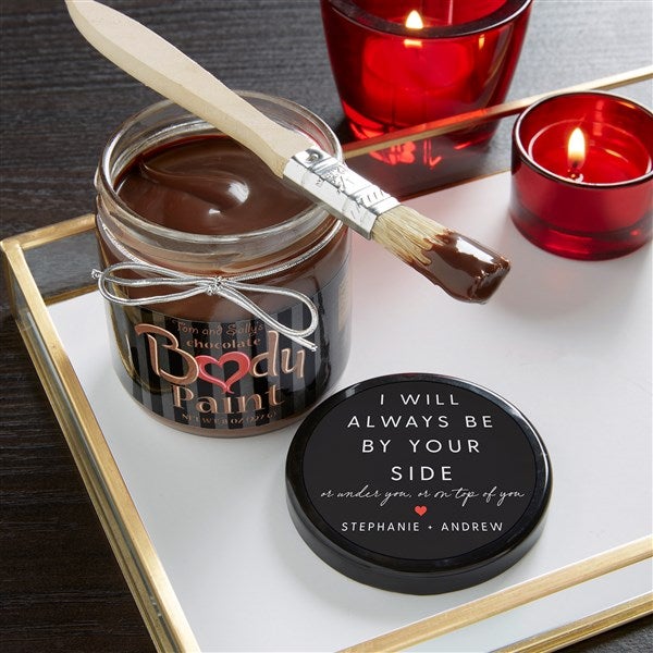 By Your Side Personalized Chocolate Body Paint  - 39144