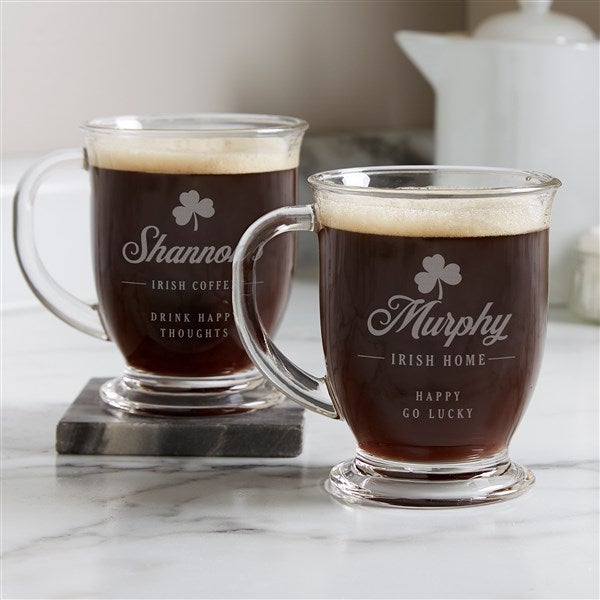 Irish Coffee Personalized 16 oz. Glass Mug