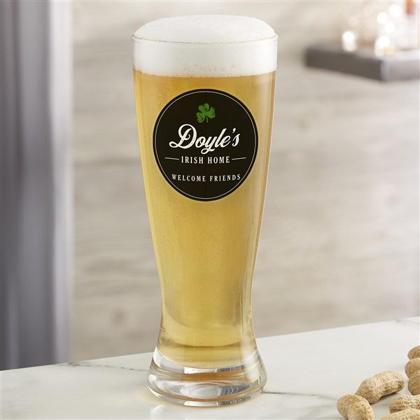 Irish Home Personalized Beer Glasses  - 39153