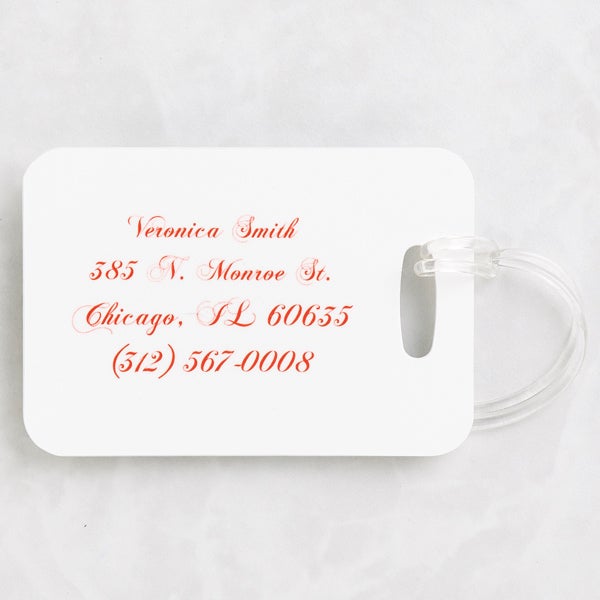 Personalized Luggage Tags Travel Set - Mr and Mrs Collection