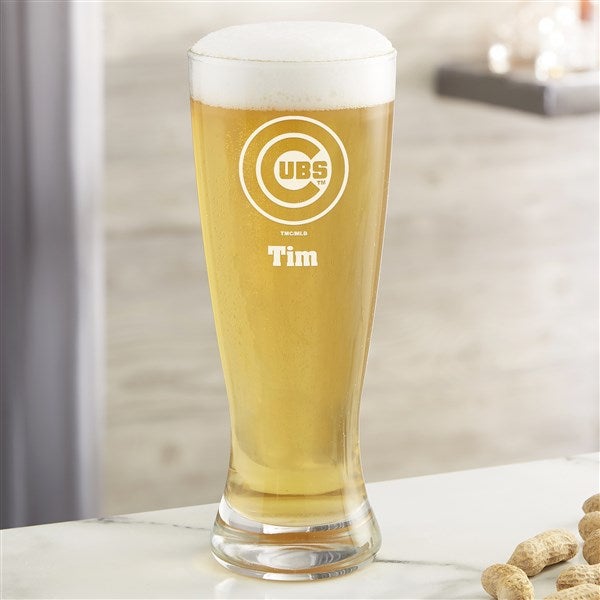 MLB Chicago Cubs Personalized Beer Glass  - 39211