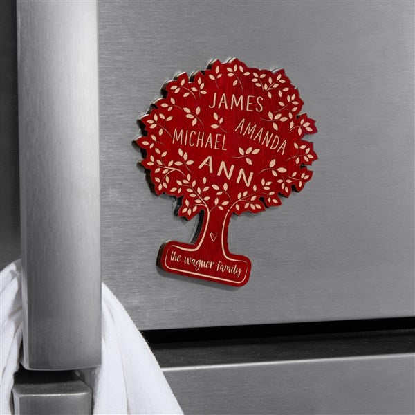 Family Tree Of Life Personalized Wood Magnet  - 39229