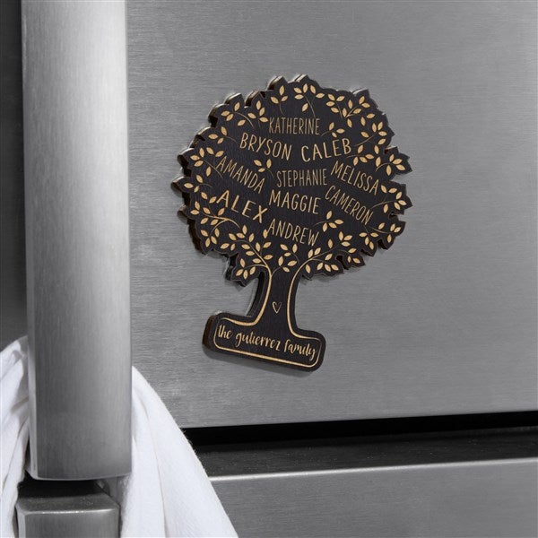 Family Tree Of Life Personalized Wood Magnet  - 39229