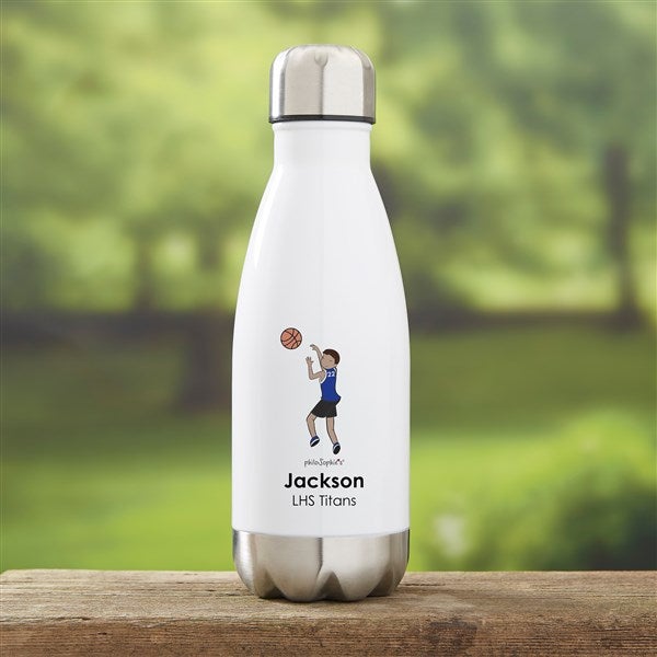 philoSophie's® Basketball Personalized Insulated Water Bottle  - 39274