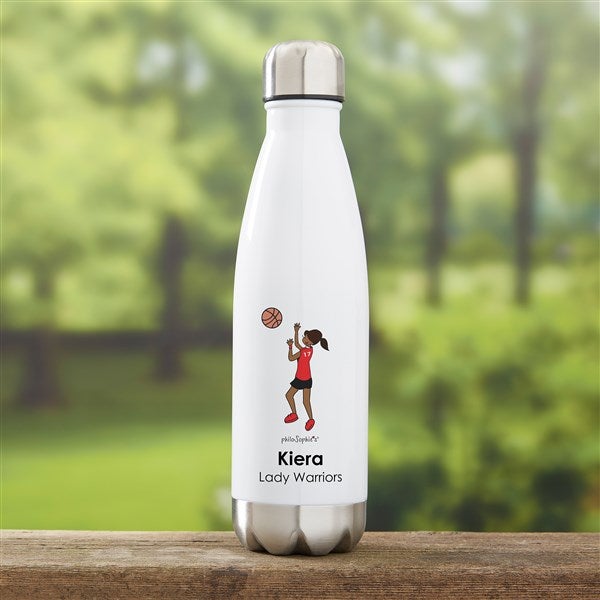 philoSophie's® Basketball Personalized Insulated Water Bottle  - 39274