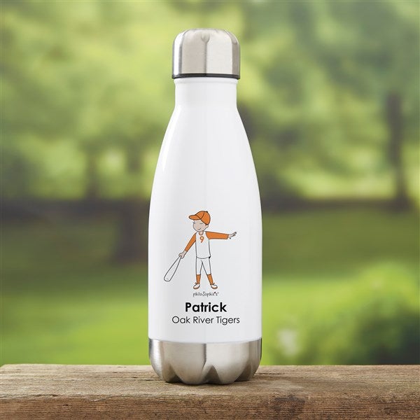 philoSophie's® Softball Personalized Insulated Water Bottle  - 39279
