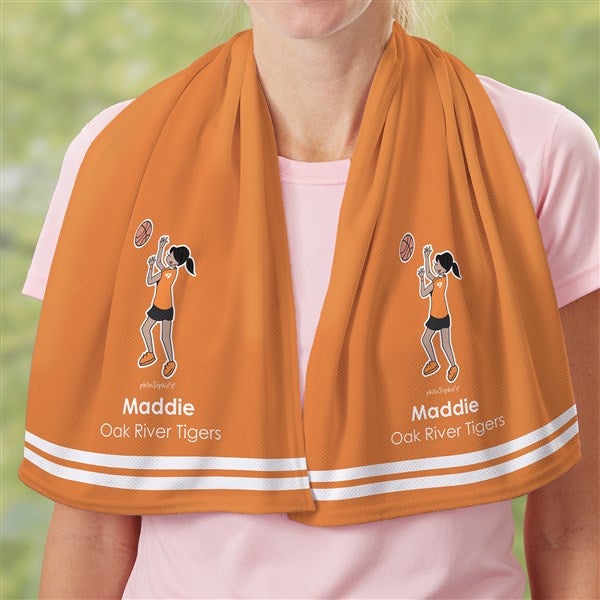 philoSophie's® Basketball Personalized Cooling Towel  - 39286