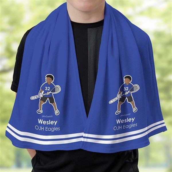 philoSophie's® Lacrosse Personalized Cooling Towel  - 39289
