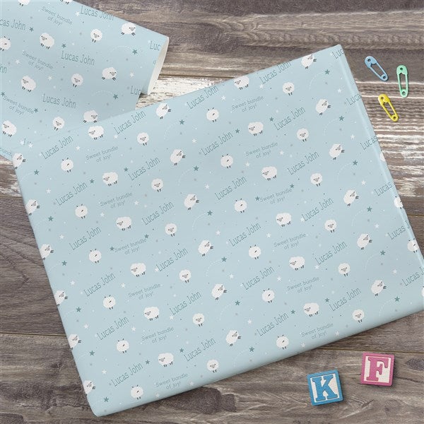 Baby Sheep Personalized Wrapping Paper  - 39340