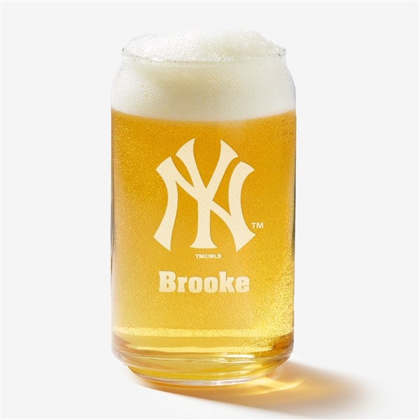 MLB New York Yankees Personalized Beer Glass  - 39351
