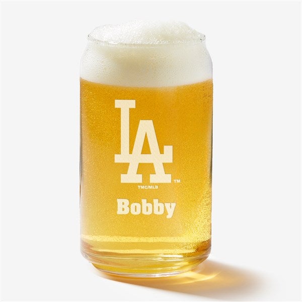 MLB Los Angeles Dodgers Personalized Beer Glass  - 39354