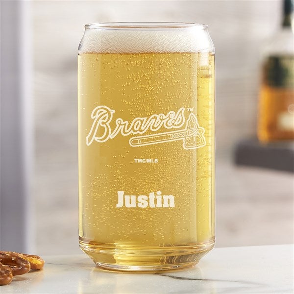MLB Atlanta Braves Personalized Beer Glass  - 39355
