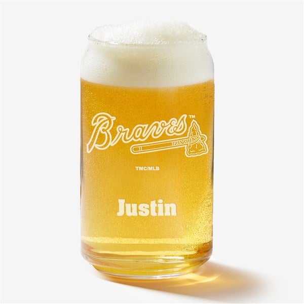 MLB Atlanta Braves Personalized Beer Glass  - 39355