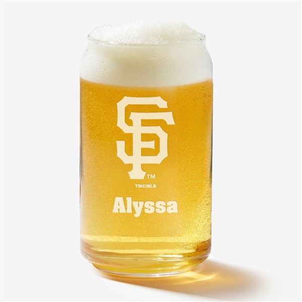 MLB San Francisco Giants Personalized Beer Glass  - 39358