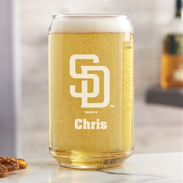 MLB San Diego Padres Personalized Beer Glass  - 39360