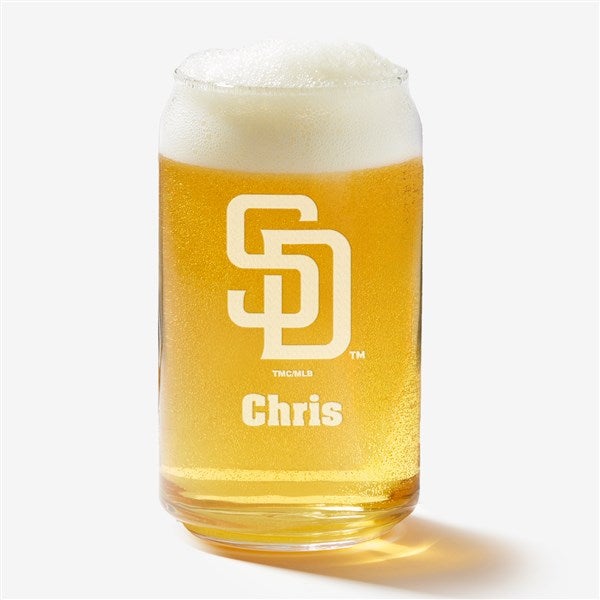 MLB San Diego Padres Personalized Beer Glass  - 39360