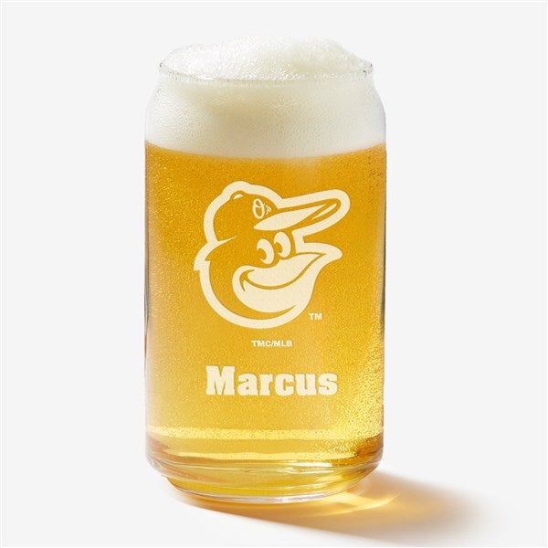 MLB Baltimore Orioles Personalized Beer Glass  - 39361