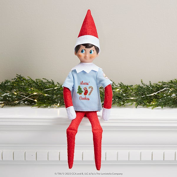 The Elf on the Shelf Cookies Personalized Clause Couture Elf Shirt  - 39399