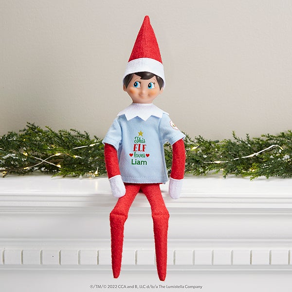 The Elf on the Shelf Loves Personalized Clause Couture Elf Shirt  - 39400