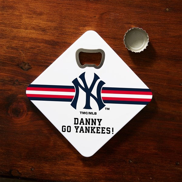 MLB New York Yankees Personalized Bottle Opener Coaster  - 39403