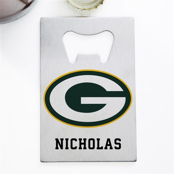 NFL Green Bay Packers Personalized Credit Card Size Bottle Opener  - 39446