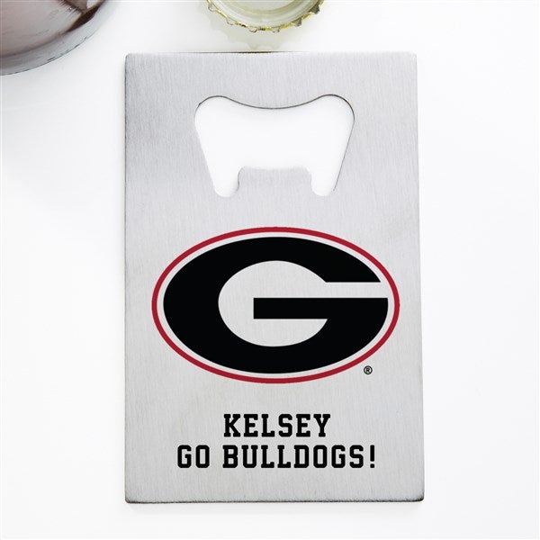 NCAA Georgia Bulldogs Personalized Credit Card Size Bottle - 39522