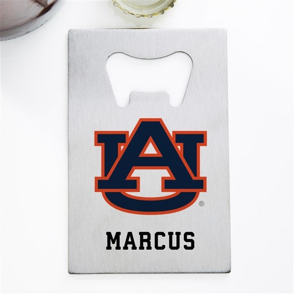 NCAA Auburn Tigers Personalized Credit Card Size Bottle Opener - 39526