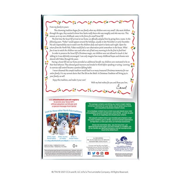 The Elf on the Shelf Girl Dark Tone