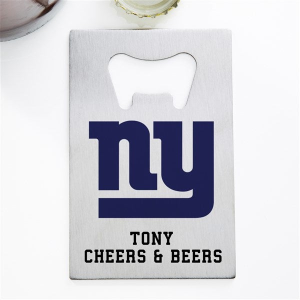 NFL New York Giants Personalized Credit Card Size Bottle Opener  - 39540