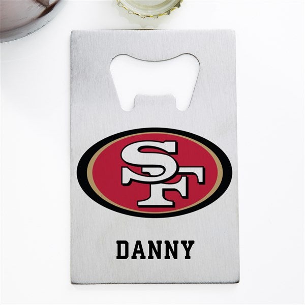 NFL San Francisco 49ers Personalized Credit Card Size Bottle Opener  - 39541