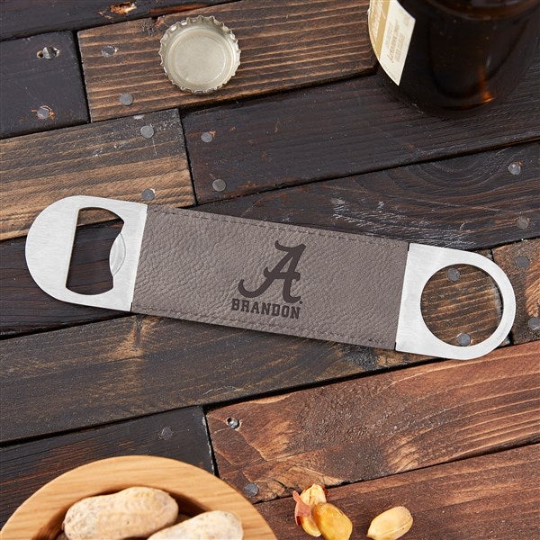 NCAA Alabama Crimson Tide Personalized Leatherette Bottle Opener  - 39604