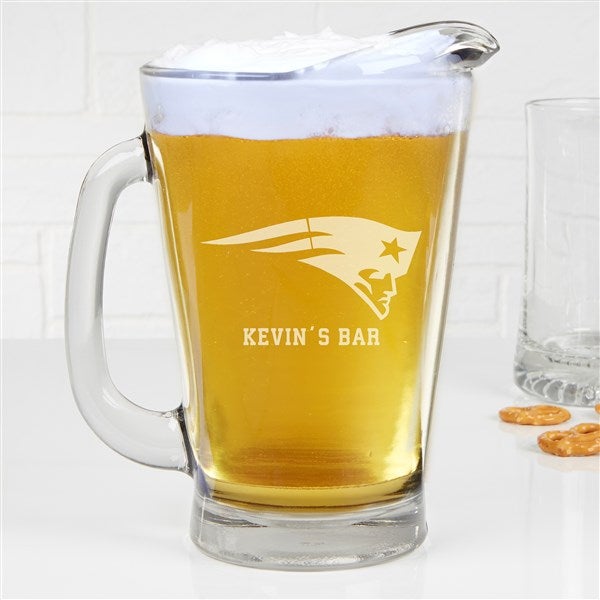 NFL New England Patriots Personalized Beer Pitcher  - 39640