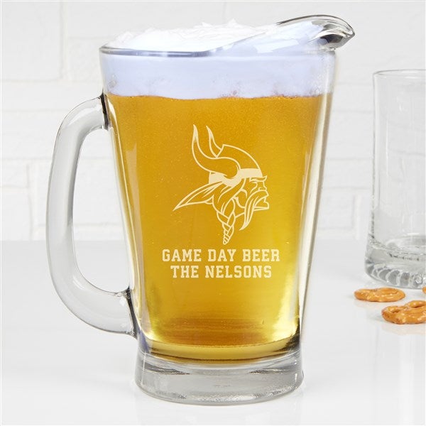 NFL Minnesota Vikings Personalized Beer Pitcher  - 39644