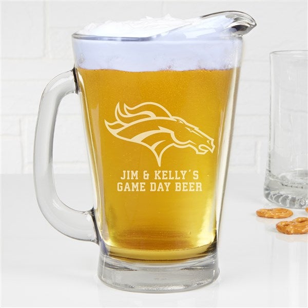 NFL Denver Broncos Personalized Beer Pitcher  - 39645
