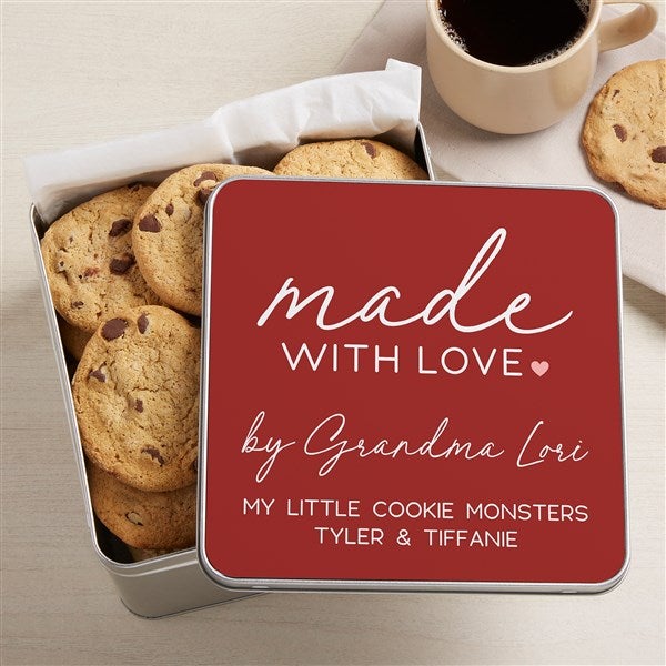 Made With Love Personalized Metal Treat Tin  - 39652