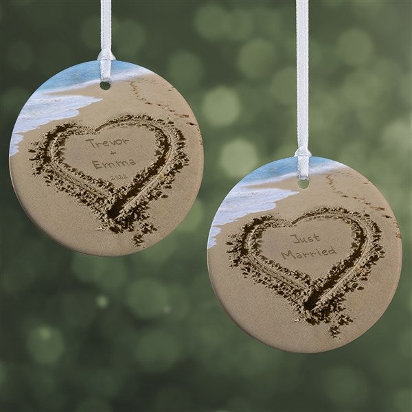 Our Paradise Island Personalized Ornament  - 39661