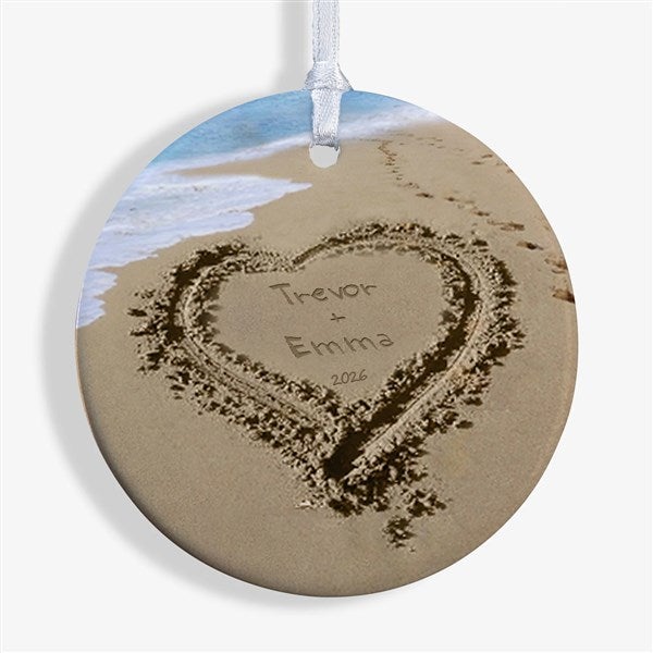 Our Paradise Island Personalized Ornament  - 39661